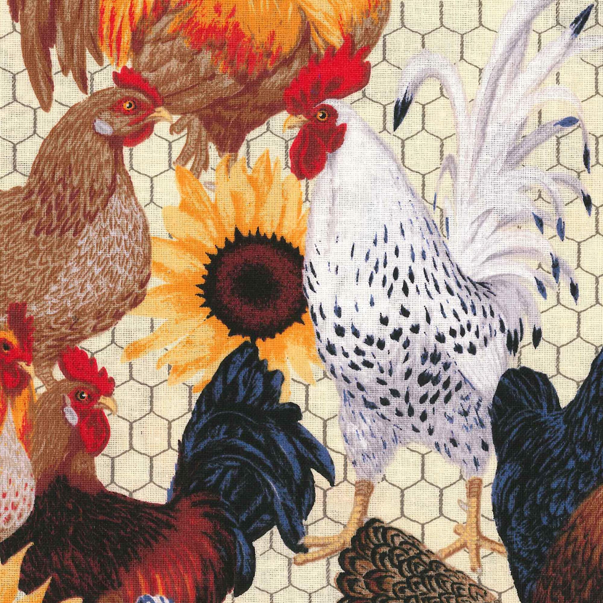 Fabric Traditions Chicken Toss Cotton Fabric